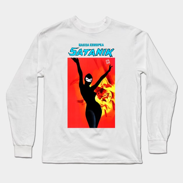 Satanik (1968) Long Sleeve T-Shirt by Scum & Villainy